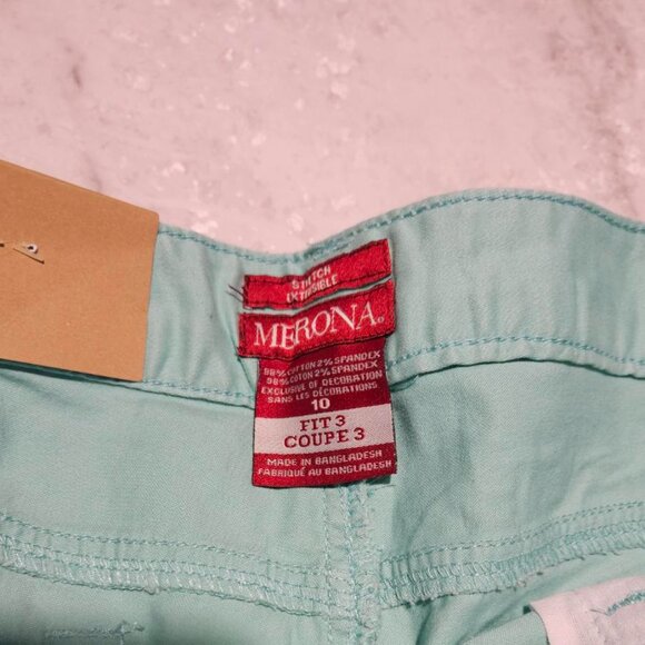 Merona Women’s Mint Green Pants Size 10 – NWT - Picture 2 of 3